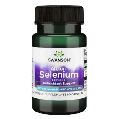 Хелатний селен, Chelated Selenium Complex 200 mcg - 90 Caps
