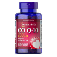 Коензим Q10, CO Q-10 200mg - 120softgels