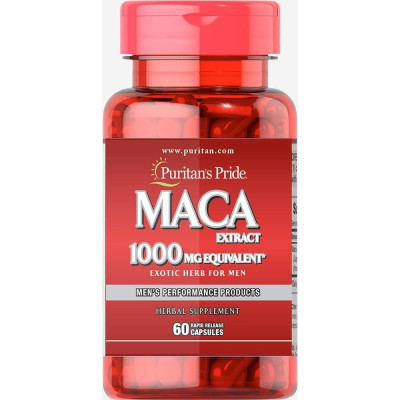 Мака, Maca 1000 mg Exotic Herb for Men - 60 caps