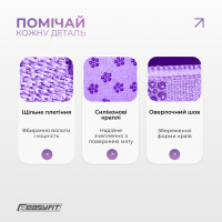 Рушник для йоги EasyFit Yoga Mat Towel з мікрофібри  (Фіолетовий)