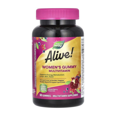 Мультивітамінний комплекс для жінок, Alive!® Women's Multi Gummy - 60 gummies