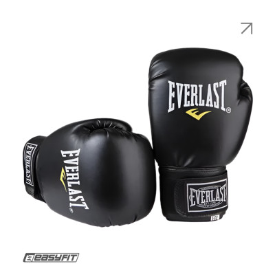 Рукавички для боксу Everlast 10 унцій (10 oz) – чорні