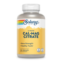 Кальцій та Магній Цитрат, Solaray Cal-Mag Citrate - 180 veg caps
