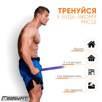 Гумова петля EasyFit ORIGIN 50–110 кг синя