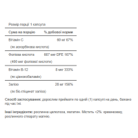 Залізо, Easy Iron 28 mg (Iron Glycinate) - 90 Capsules