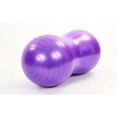 М'яч для фітнеса EasyFit Peanut 45х90 см фіолетовий (фітбол горіх-арахіс) М'яч для фітнеса EasyFit Peanut 45х90 см фіолетовий (фітбол горіх-арахіс)