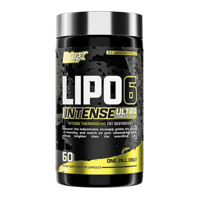 Жироспалювач, Lipo 6 BLACK INTENSE - 60 caps Жироспалювач, Lipo 6 BLACK INTENSE - 60 caps