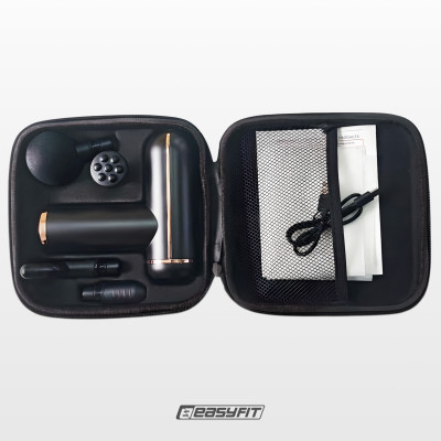 Масажний пістолет EasyFit Impact для тіла з 4 насадками