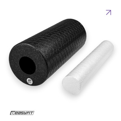 Масажний ролик EasyFit LightWeight 33×14 см з масажером для стоп 33×6 см