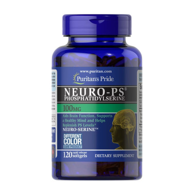 Нейро-PS (фосфатидилсерін), Neuro PS 100mg - 60 softgels