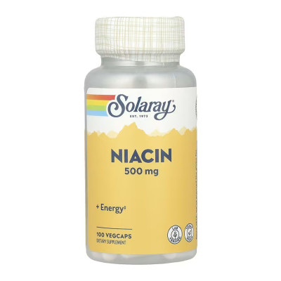 Niacin 500mg - 100 vcaps Niacin 500mg - 100 vcaps