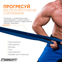 Гумова петля EasyFit ORIGIN 50–110 кг синя
