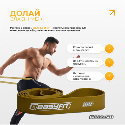Резинові петлі EasyFit Ranger 1–65 кг (набір 5 шт)