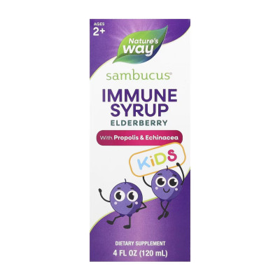 Сироп з бузини для дітей, Sambucus Immune Syrup For Kids - 120 ml Сироп з бузини для дітей, Sambucus Immune Syrup For Kids - 120 ml
