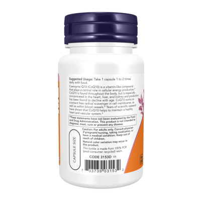 CoQ10 60mg - 180 vcaps