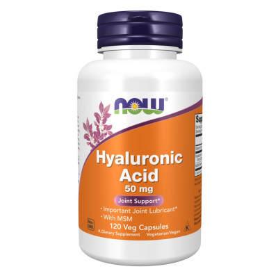 Гіалуронова кислота + МСМ, Hyaluronic Acid 50mg+MCM - 120 vcaps