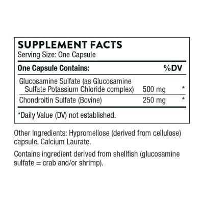 Глюкозамін і Хондроїтин, Thorne Glucosamine & Chondroitin - 90 caps