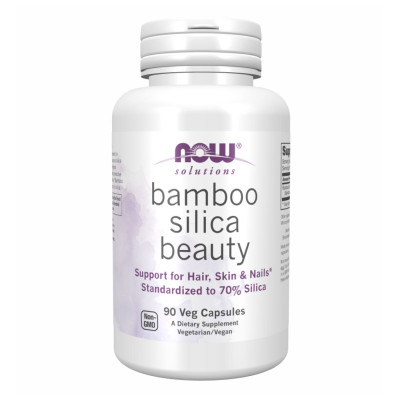 Кремній з бамбука для волосся, шкіри і нігтів, Bamboo Silica Beauty - 90 vcaps Кремній з бамбука для волосся, шкіри і нігтів, Bamboo Silica Beauty - 90 vcaps