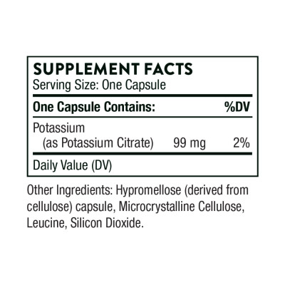 Калій Цитрат, Potassium Citrate - 90 caps