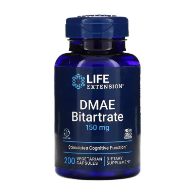 DMAE Bitartrate 150mg - 200 vcaps DMAE Bitartrate 150mg - 200 vcaps