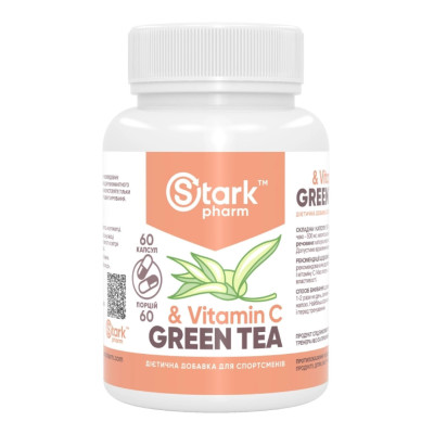 Антиоксидантний комплекс, Stark Green Tea Vit C - 60 caps Антиоксидантний комплекс, Stark Green Tea Vit C - 60 caps