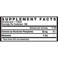 Мелатонін, Melatonin 5 mg - 100ct
