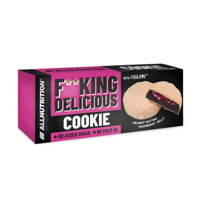 Фітнес печиво, Fitking Delicious Cookie - 128g Peanut Butter Raspberry Jelly Фітнес печиво, Fitking Delicious Cookie - 128g Peanut Butter Raspberry Jelly
