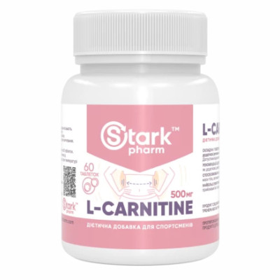 Л-Карнітин, Stark L-Carnitine 500mg - 60tabs Л-Карнітин, Stark L-Carnitine 500mg - 60tabs