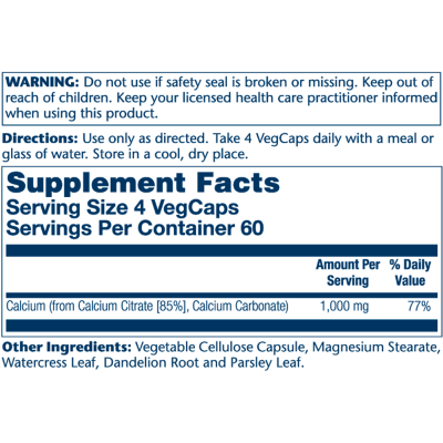Кальцій Цитрат, Calcium Citrate 1000mg - 240 vcaps
