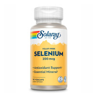 Селен, Selenium Yeast Free 200mcg - 90 vcaps