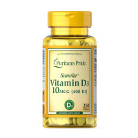 Вітамін Д3, Vitamin D3 10 mcg (400 IU) - 100 tabs