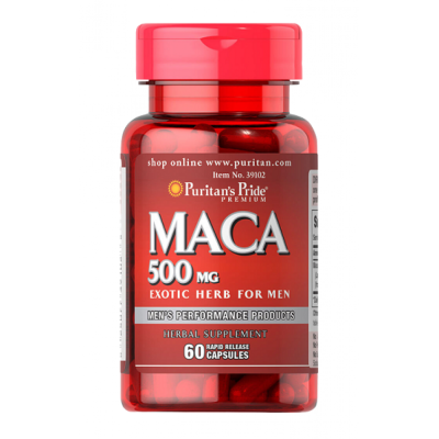 Мака, Maca 500mg - 60caps