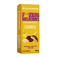 Фітнес печиво, Fitking Delicious Cookie - 128g Banana Peanut Butter