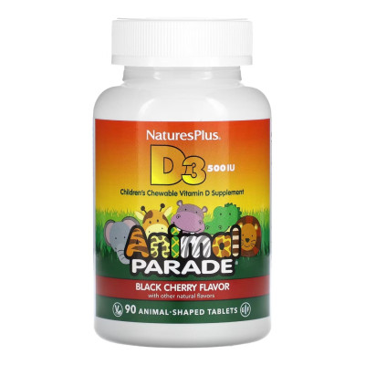 Вітамін Д-3, Kids Vit D3 500 IU Chewable - 90 tabs