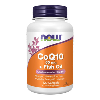CoQ10 60mg + Fish Oil - 120 sgels