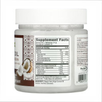Органічна Кокосова Олія, Organic Extra Virgin Coconut Oil - 16 oz