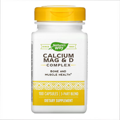 Кальцій Магній Вітамін Д, Calcium-Magnesium-Vitamin D - 100 caps
