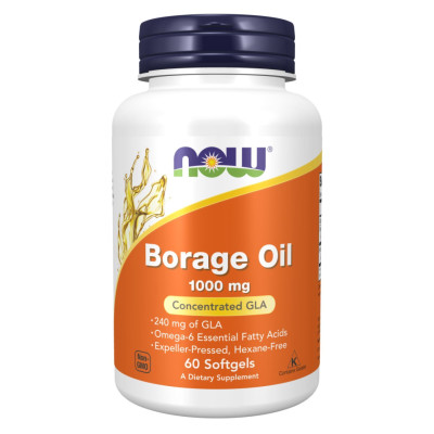 Олія огірочника (Бораго), Borage Oil 1000mg - 60 sgels