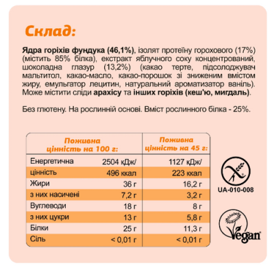 Протеїнові батончики, FIZI Protein Box - 10x45g