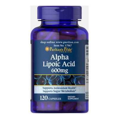 Альфа-ліпоєва кислота, Alpha Lipoic 600mg - 30caps Альфа-ліпоєва кислота, Alpha Lipoic 600mg - 30caps