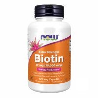 Біотин, BIOTIN 10mg (10,000mcg) - 120 vcaps