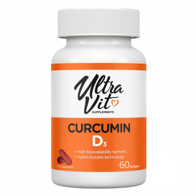 Куркумін Д3, Curcumin D3 - 60 softgels Куркумін Д3, Curcumin D3 - 60 softgels