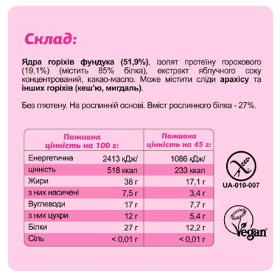 Протеїнові батончики, FIZI Protein Box - 10x45g