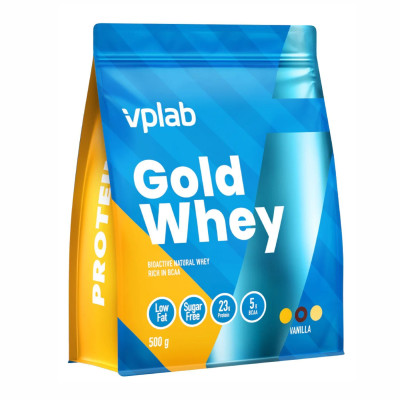 Сироватковий протеїн, Gold Whey - 500g Vanilla Сироватковий протеїн, Gold Whey - 500g Vanilla