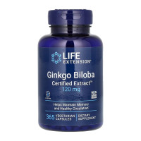 Гінкго білоба, Ginkgo Biloba Certified Extract™ 120mg - 365 vcaps