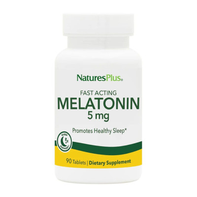 Мелатонін, Fast Acting Melatonin 5mg - 90 tabs Мелатонін, Fast Acting Melatonin 5mg - 90 tabs