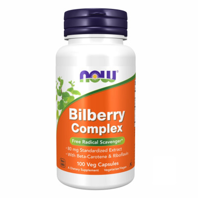 Чорничний комплекс, Bilberry Complex 80mg - 100 vcaps Чорничний комплекс, Bilberry Complex 80mg - 100 vcaps