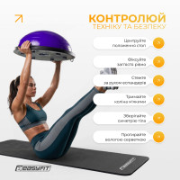 Балансувальна платформа EasyFit BOSU 60 см Фіолетовий