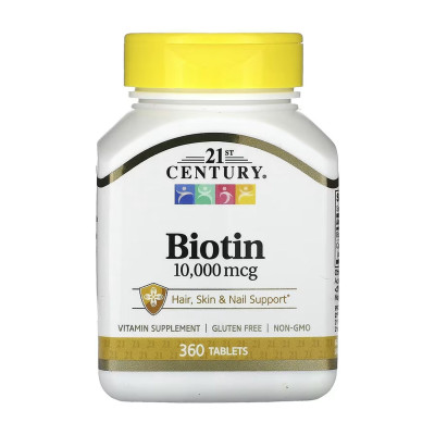 Біотин, Biotin 10,000 mcg - 360 tabs