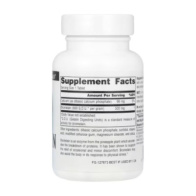 Bromelain 600 GDU - 60 tabs